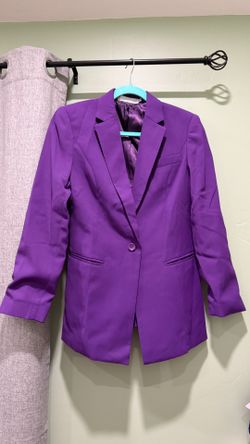 Purple blazer