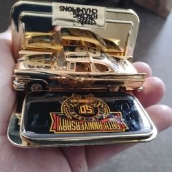 Vintage 24 k Gold plated Commemorative Stock Rods 1:24 Scale Perfect Condition