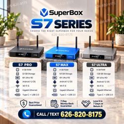 SUPERBOX A+ Superbox SUPERBOX New S8 Superbox S6 Pro Max Ultra SUPERBOX Superbox S7 Pro Max Ultra Vseebox Vsee Vsee Box V6 Max V6 Plus -- New
