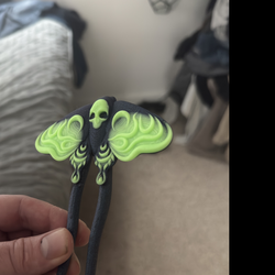 Moth hair clip accessory