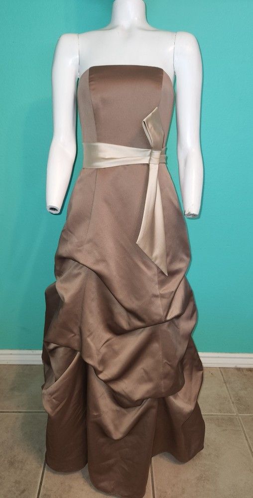 Cappuccino colored Gown Size 2