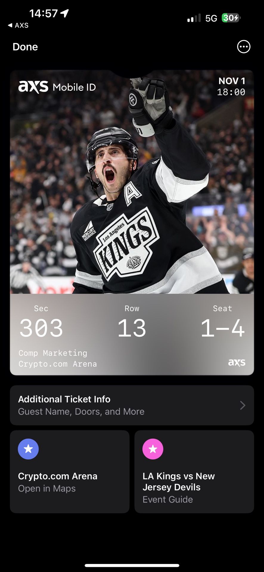LA KINGS vs NEW JERSEY DEVILS