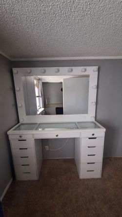 Vanity and chair