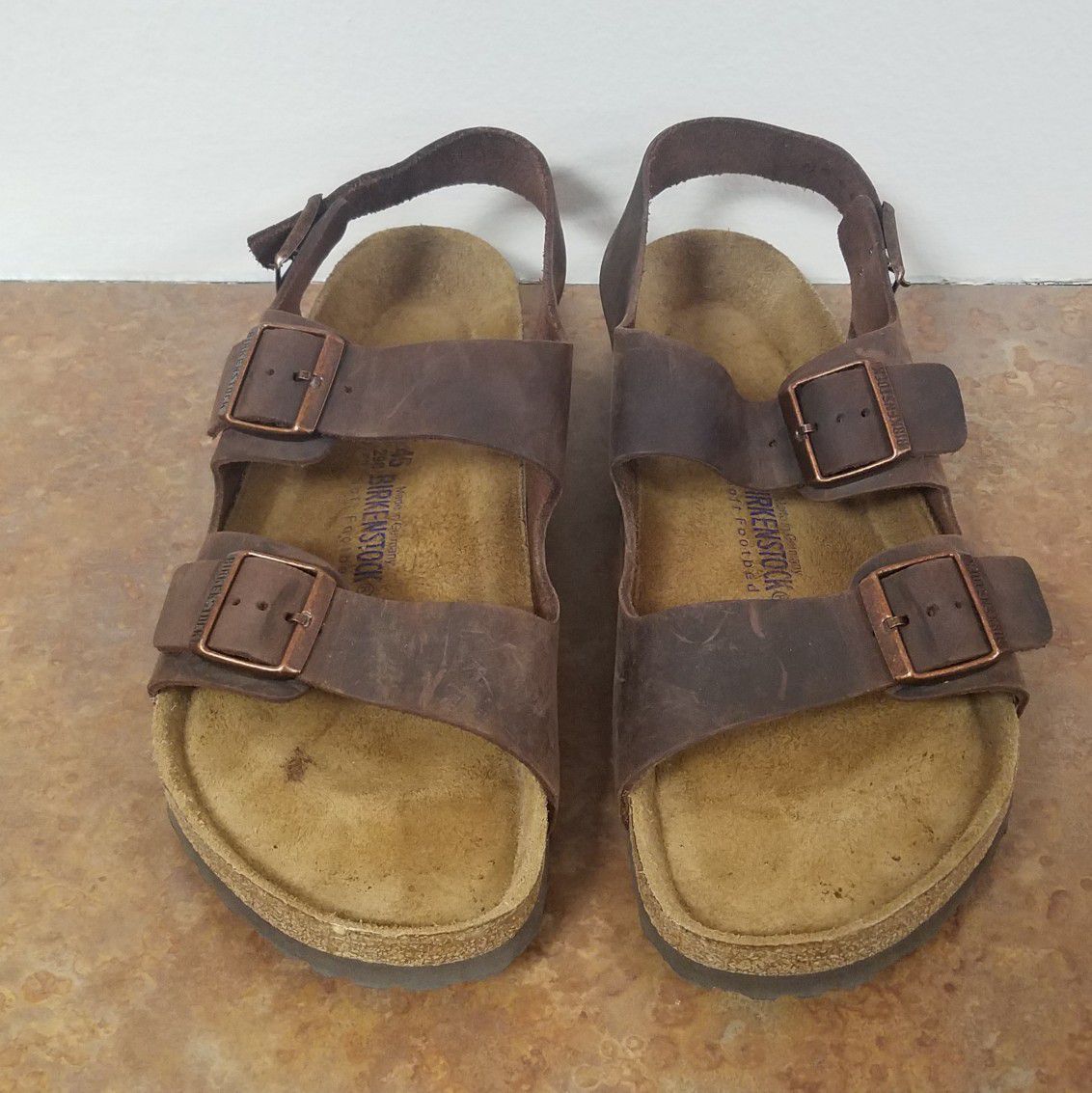 Birkenstock Milano Oiled Leather Sandals