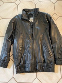 Beautiful soft lined leather jacket size medium