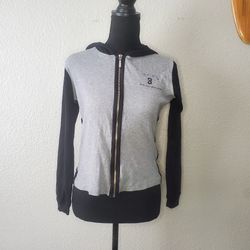 Pre-Owned Bcbg Maxazria Black/ Gray Zip Up Women’s Size: Medium  