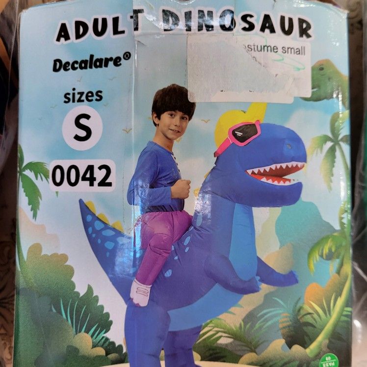 3 Costumes Inflatable Dinosaurs