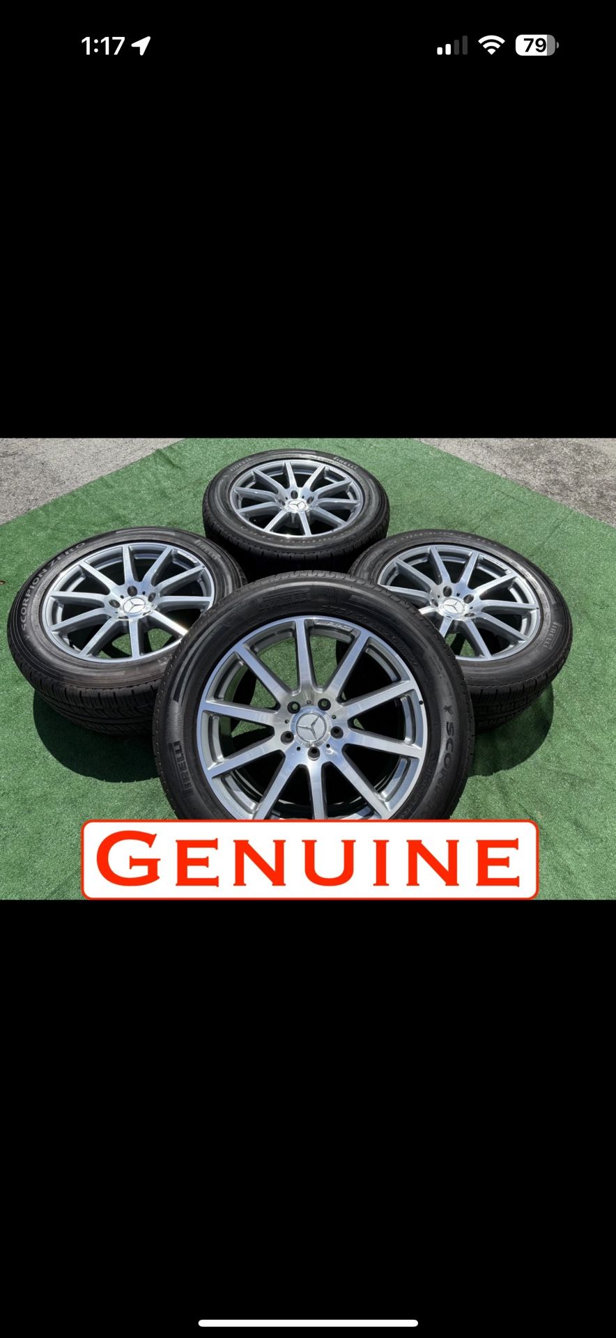 Mercedes Benz AMG 20” OEM Factory Forged Wheels G63 OEM G550 Pirelli 275/50/20