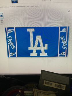 LA Dodgers Beach Towel