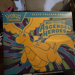Pokemon Ascended Heroes Elite Trainer Box Mega Booster Packs
