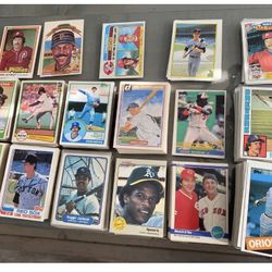 500+ 1980s Baseball Cards 