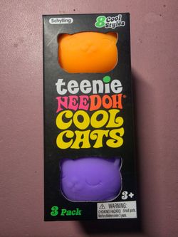 NeeDoh teenie cool cats - 3 pack