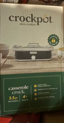 Crock-Pot Casserole Crock Slow Cooker 3.5 Qt