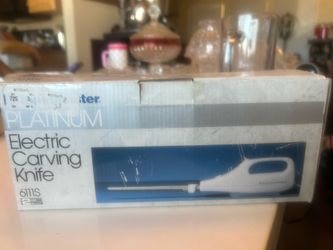 Vintage Toastmaster Platinum Electric Knife Model 6111SDescription: