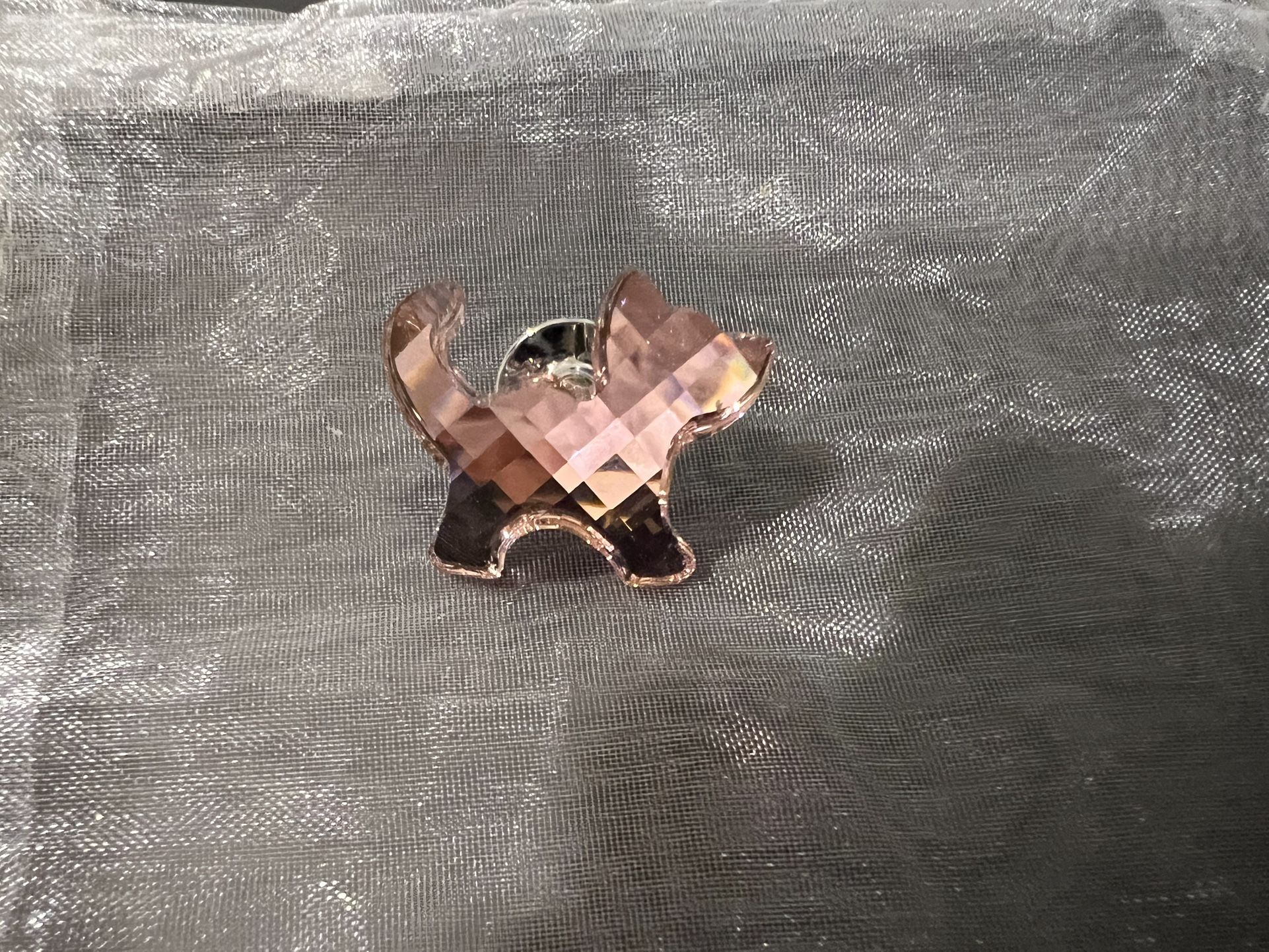 Swarovski Cat Brooch (excellent condition ; like new) No scratches