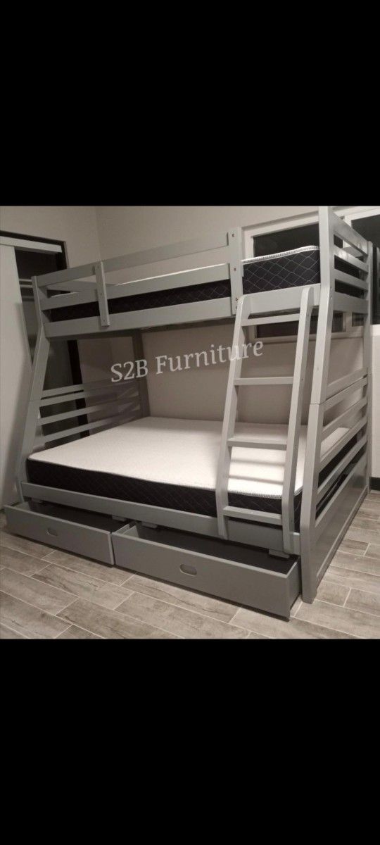 Twinfull Grey Double With Ortho Matres!