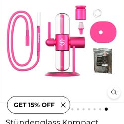 Branf New Stundenglass Pink Gravity Infuser 