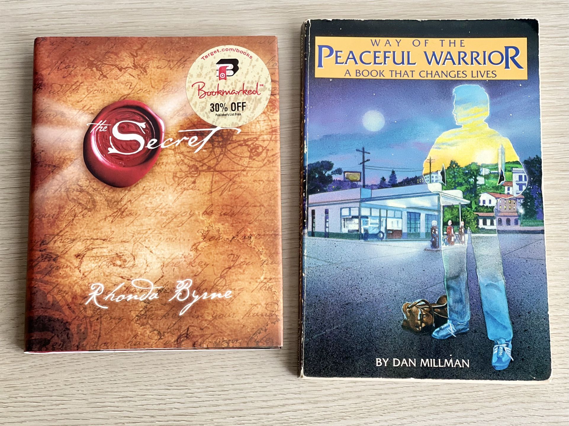Set Of 2 Books The Secret & The Way Of A Peaceful Warrior