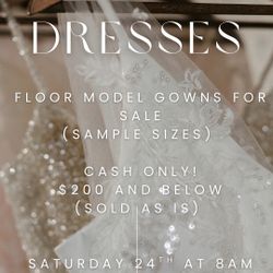 WEDDING DRESS SALE