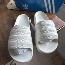 Adidas Adilette Slides White 
