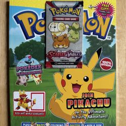Pokemon Activity Book With Scarlet and Violet Fun Pack (brand new/unopened) 