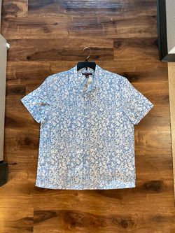 Michael Kors Floral Short Sleeve Button-Up Shirt