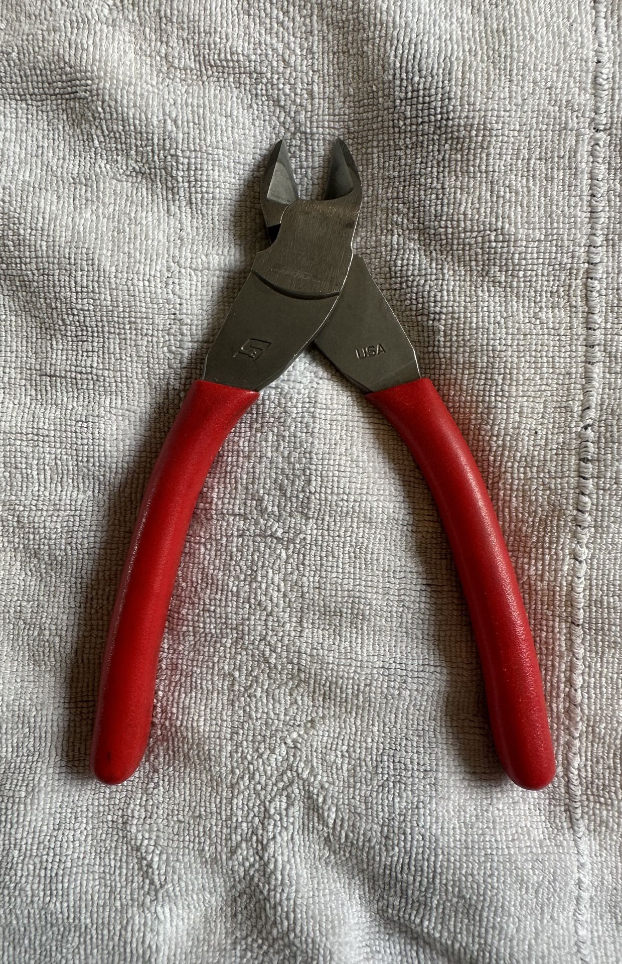 Snap On Red Soft Grip Diagonal Cutter 7”
