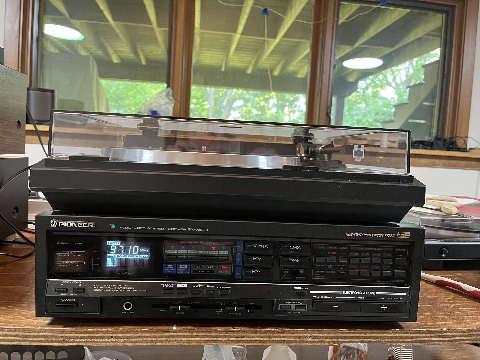 Pioneer Stereo Receiver & Turntable 