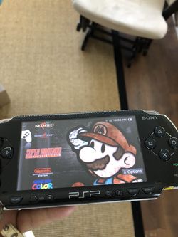 PlayStation PSP 1000 (Modified 1000+games) Nintendo, sNES, Atari, Sega etc