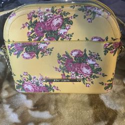 Betsy Johnson Yellow Handbag 