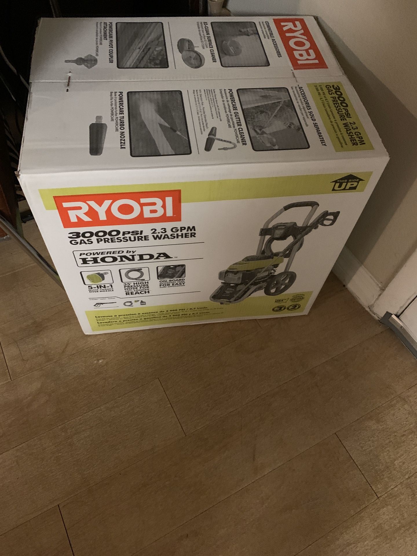 RYOBI 3000 psi Honda engine