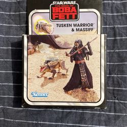 Star Wars Book Of Fett Tuscan Warrior,& MassiFF