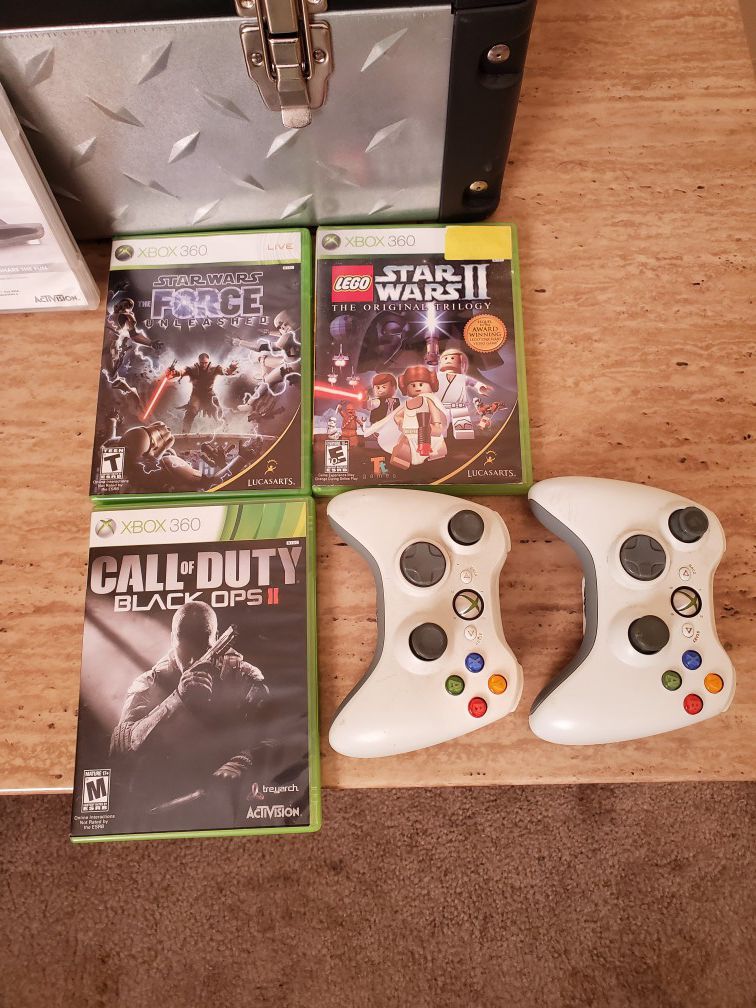 Xbox games and controllers