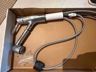Chrome Handheld Kitchen Faucet with Hose