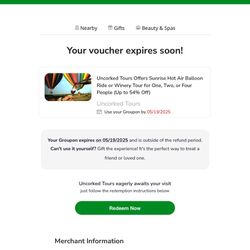 1 Hot Air Ballon Ticket In Temecula Winery 
