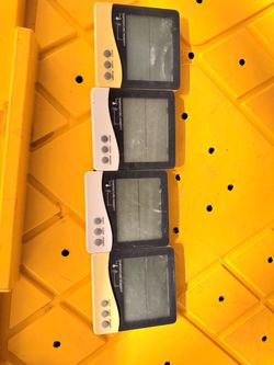 4 Digital Temperature & Humidity Monitors – Indoor Hygrometer Lot