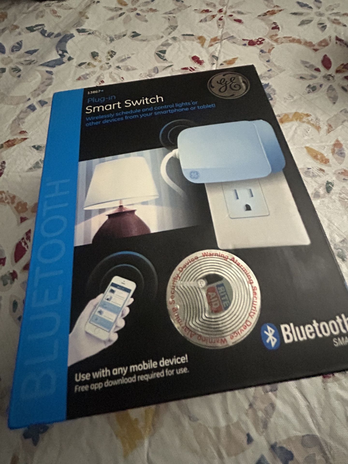 GE 13867 Plug-In Smart Switch Bluetooth Wireless Control & Dim Lights NEW SEALED