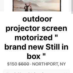 Ouffoot Screen, Projector And Surround Sound