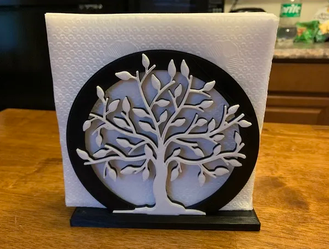 Tree of life napkin holder
