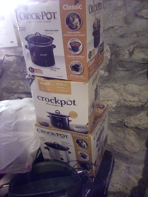 Three Small Crockpot