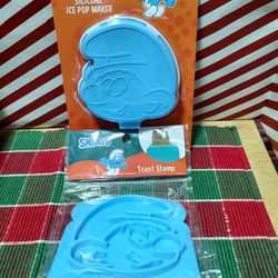 Smurfs Ice Cream Mold And Sandwich Press $7 A Set 