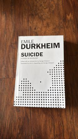 Suicide - Non fiction, Sociology