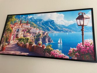 Amalfi Coast Framed Canvas Wall Art