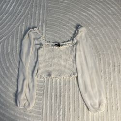 Forever 21 Off Shoulder Cream Top