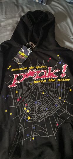 Pink Black Spider Hoodie