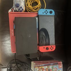 Nintendo Switch Oled With Games 