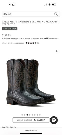 Ariat Work Boots Steeltoe