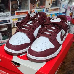 Brand New Nike Dunk Low Retro White/Redwood Gym Red