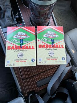 Tops Chrome Platinum Baseball Trading Cards 2025