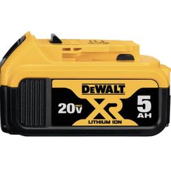 DEWALT 20V MAX XR Premium Lithium-Ion 5.0Ah Battery Pack